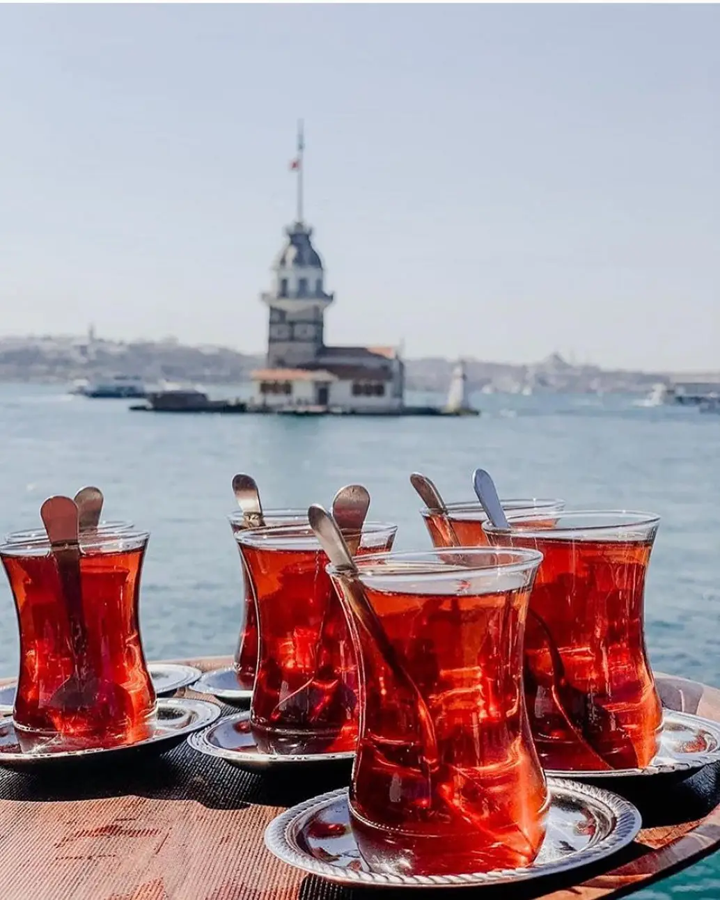 A Romantic Tea Break Overlooking the Maiden's Tower