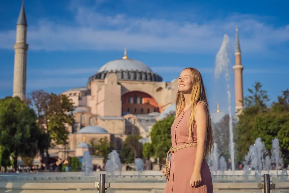 A Sunny Day at Hagia Sophia