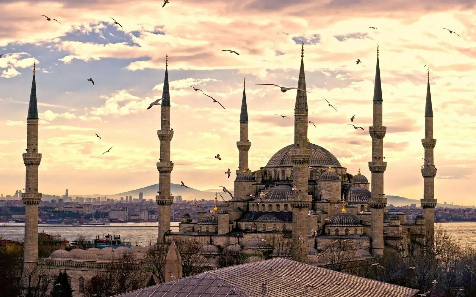 Breathtaking Sunset at the Blue Mosque