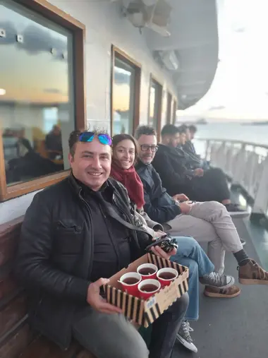 Authentic Istanbul Experience: Ferry Crossing and Turkish Tea with Driver Ali