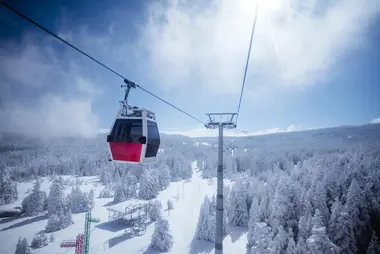 Breathtaking Winter Views from the Bursa Cable Car