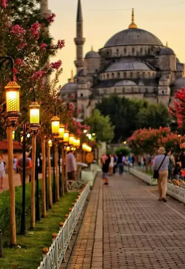 Golden Hour at the Blue Mosque