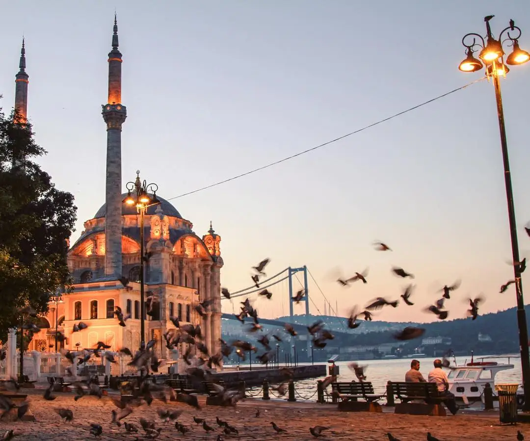Serene Evening at Ortaköy Mosque