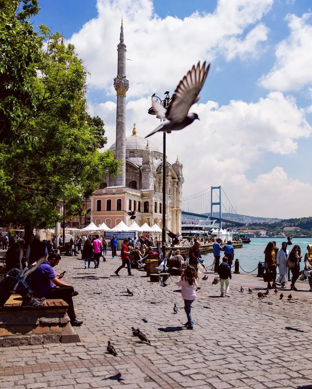 Vibrant Life at Ortaköy Square