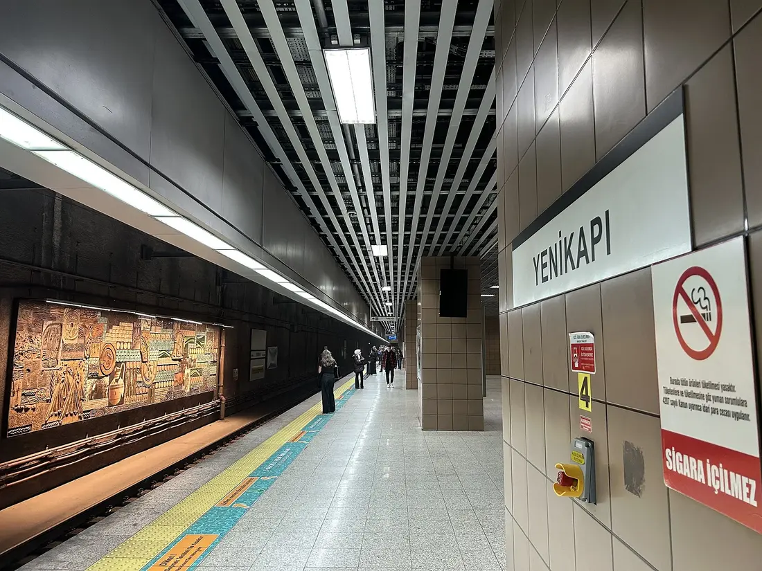 Yenikapı Marmaray station, the nearest rail stop to the free Republic Day concert at the Yenikapı event area on 29 October - photo: Kayra / Wikimedia Commons, CC BY 4.0